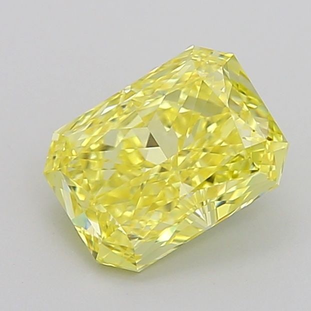 IGI Radiant 1.96ct Fancy Vivid Yellow VVS2 Loose Lab Diamond: IGI Radiant 1.96ct Fancy Vivid Yellow VVS2 Loose Lab Diamond Experience the brilliance of nature's own sunshine with this stunning 1.96ct Fancy Vivid Yellow VVS2 loose lab diamond, boasting exceptiona