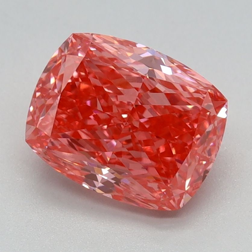 Loose 1.63ct Fancy Vivid Pink VVS2 IGI Cushion Diamond: Loose 1.63ct Fancy Vivid Pink VVS2 IGI Cushion Diamond Experience the rare beauty of a Fancy Vivid Pink diamond, one of the most coveted colors in the world of gemstones. This exceptional 1.63ct cushi
