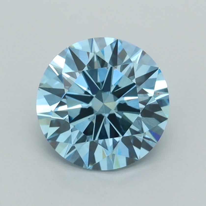 IGI Round 1.51ct Fancy Intense Blueish Green VVS2 Ideal Loose Lab Diamond: IGI Round 1.51ct Fancy Intense Blueish Green VVS2 Ideal Loose Lab Diamond Experience the breathtaking beauty of this 1.51ct Fancy Intense Blueish Green VVS2 Ideal Loose Lab Diamond, certified by IGI a