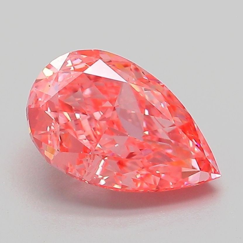 Loose Lab Diamond - IGI Pear 2.05ct Fancy Vivid Pink VVS2: Loose Lab Diamond - IGI Pear 2.05ct Fancy Vivid Pink VVS2 Experience the unparalleled beauty of a lab-grown diamond, certified by IGI as Fancy Vivid Pink in VVS2 clarity. This exquisite 2.05ct pear-cu