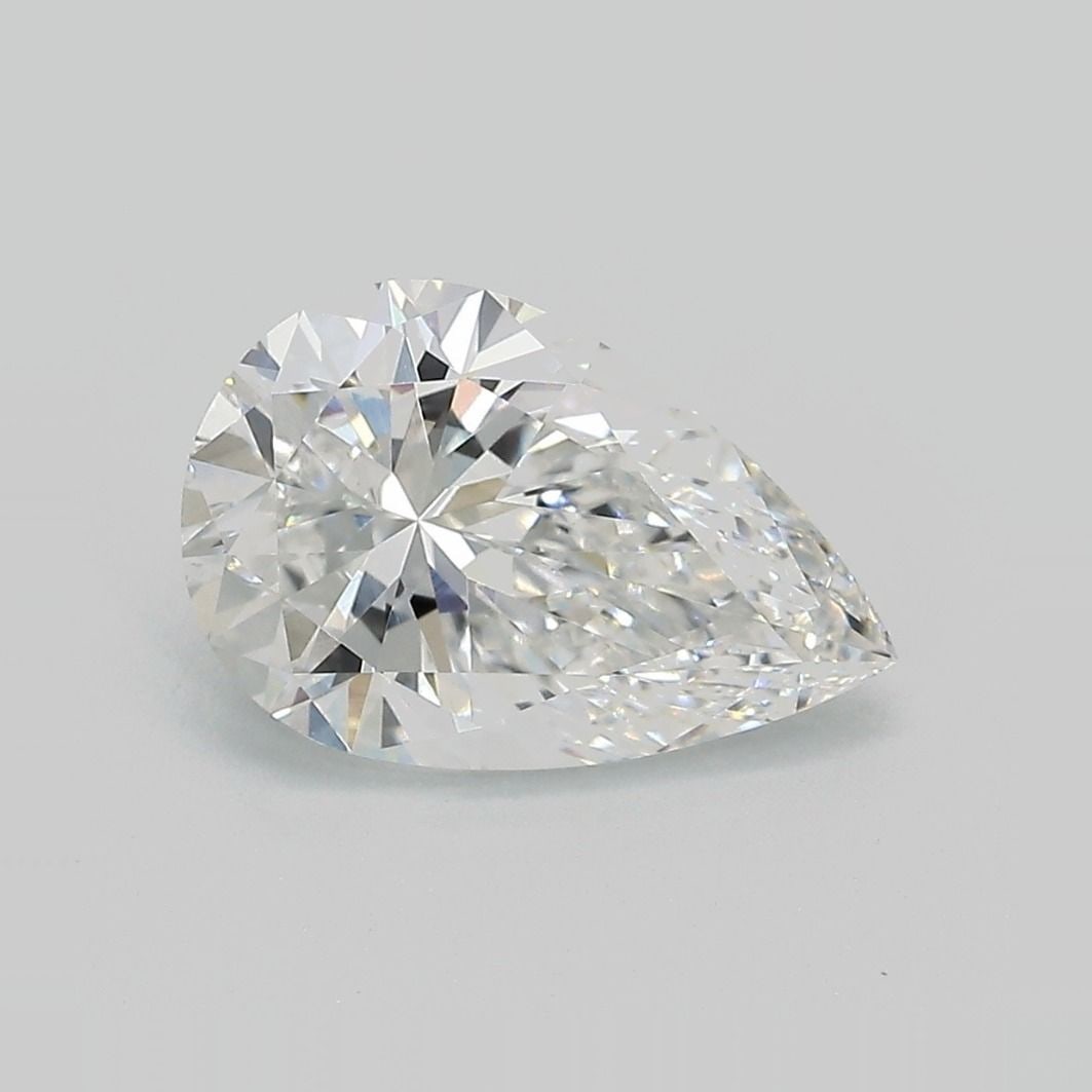Loose Lab Diamond - IGI Pear 2.5ct E VVS2: Loose Lab Diamond - IGI Pear 2.5ct E VVS2 A stunning lab-grown diamond, certified by the International Gemological Institute (IGI), boasts exceptional clarity and color. This 2.5ct pear-shaped gem, gr