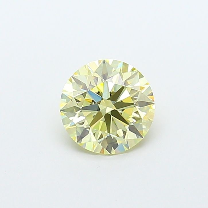 IGI Round 1.74ct Fancy Light Yellow VVS2 Ideal Loose Lab Diamond: IGI Round 1.74ct Fancy Light Yellow VVS2 Ideal Loose Lab Diamond Experience the beauty of nature with this stunning 1.74ct Fancy Light Yellow VVS2 Ideal Loose Lab Diamond, certified by the