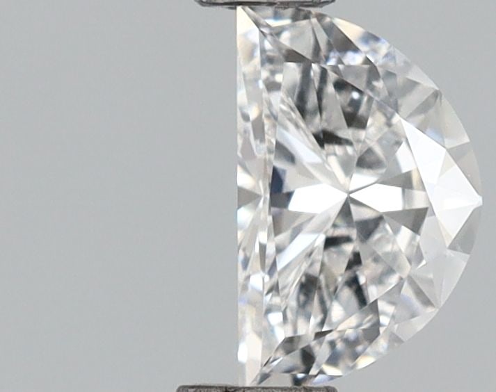 IGI Half Moon 0.48ct D VVS2 Loose Lab Diamond: IGI Half Moon 0.48ct D VVS2 Loose Lab Diamond A rare and exceptional lab-grown diamond, the IGI Half Moon 0.48ct D VVS2 Loose Lab Diamond boasts an impressive color grade of D, signifying its exceptio
