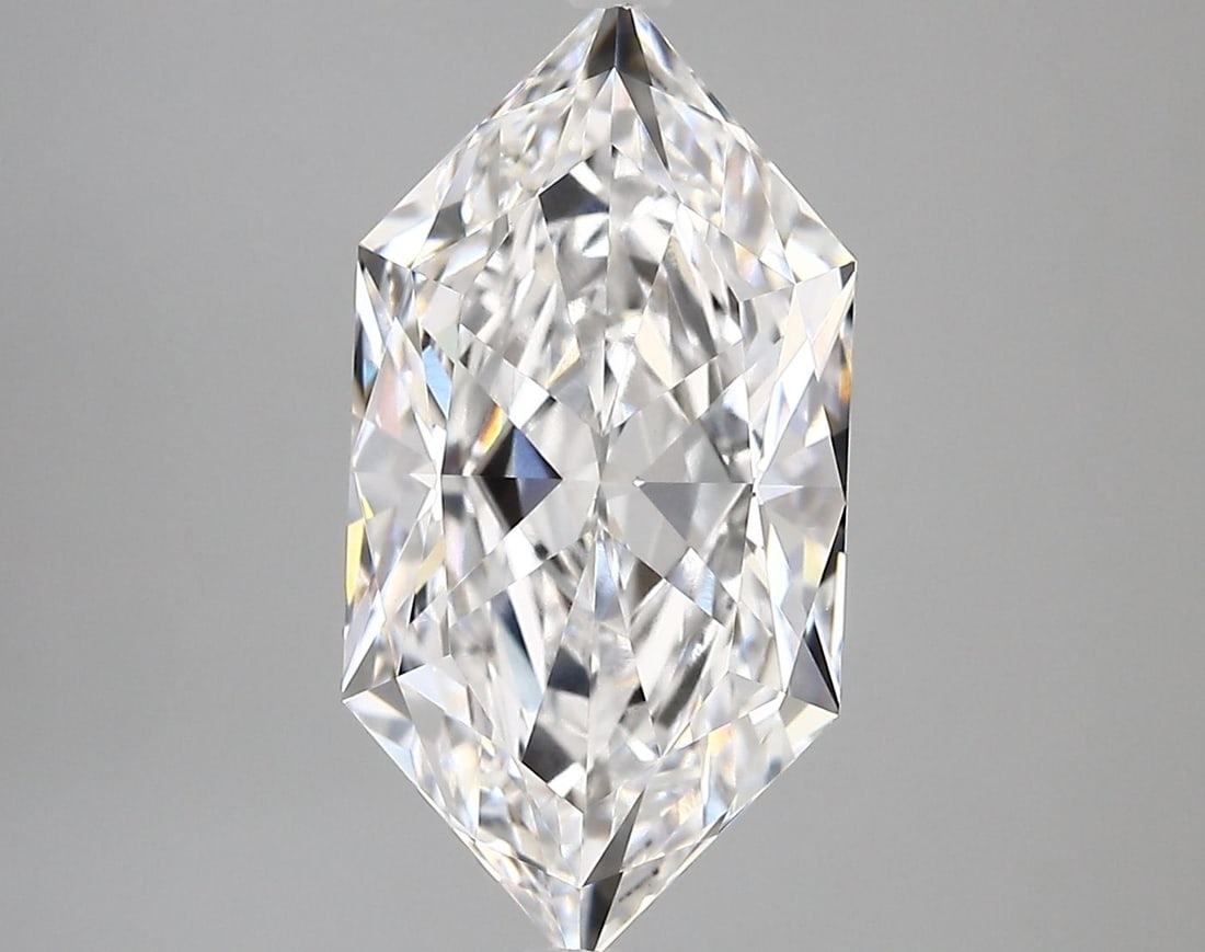 IGI Hexagonal 4.77ct D VVS2 Loose Lab Diamond: IGI Hexagonal 4.77ct D VVS2 Loose Lab Diamond Experience the brilliance of a lab-grown diamond, certified by IGI as a stunning 4.77ct D VVS2, featuring exceptional cut, color, and clarity. Its EX symm