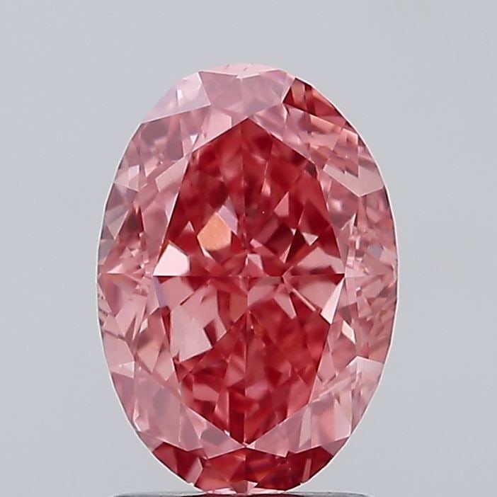 IGI Oval 2.23ct Fancy Vivid Pink VVS2 Loose Lab Diamond: IGI Oval 2.23ct Fancy Vivid Pink VVS2 Loose Lab Diamond Experience the breathtaking beauty of a lab-grown diamond, certified by IGI as 2.23 carats of Fancy Vivid Pink perfection in VVS2 clarity and