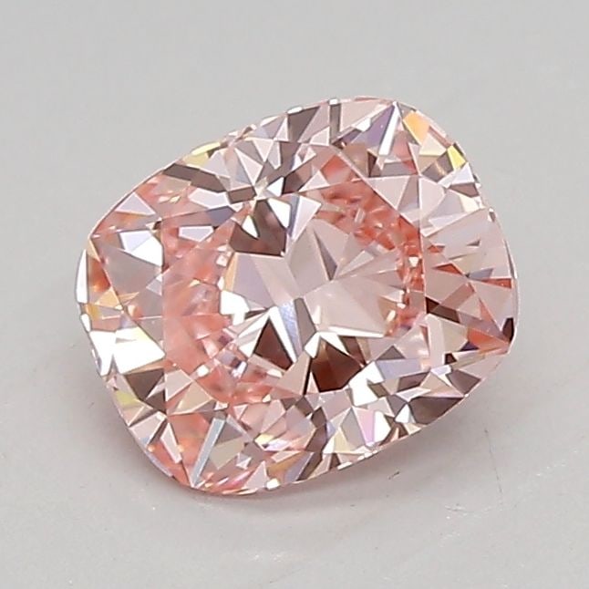 Loose Lab Diamond - IGI Cushion Modified 0.94ct Fancy Vivid Pink VVS2: Loose Lab Diamond - IGI Cushion Modified 0.94ct Fancy Vivid Pink VVS2 Experience the rare beauty of a Fancy Vivid Pink Lab Diamond, certified by the International Gemological Institute (IGI) as