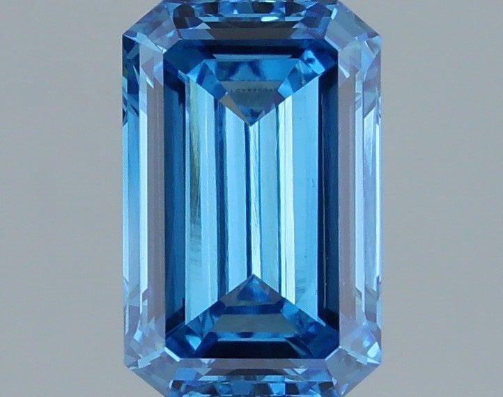 Loose Lab Diamond - IGI Emerald 1.22ct Fancy Vivid Blue VVS2: Loose Lab Diamond - IGI Emerald 1.22ct Fancy Vivid Blue VVS2 Experience the rare beauty of a lab-grown Fancy Vivid Blue diamond, certified by the International Gemological Institute (IGI) as VVS2