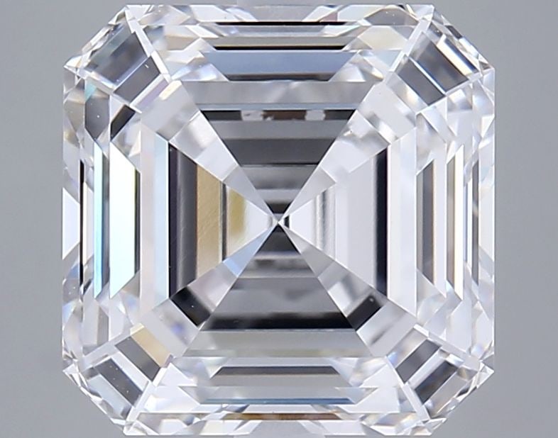 Loose Lab Diamond - GIA Asscher 6.05ct E VVS2: Loose Lab Diamond - GIA Asscher 6.05ct E VVS2 A rare and exceptional lab-grown diamond, certified by the renowned Gemological Institute of America (GIA), boasts an impressive 6.05 carats in its stunni