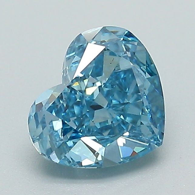 Loose Lab Diamond - IGI Heart 1.17ct Fancy Vivid Blue VVS2: Loose Lab Diamond - IGI Heart 1.17ct Fancy Vivid Blue VVS2 Experience the rare beauty of a lab-grown diamond, certified by the International Gemological Institute (IGI) as Fancy Vivid Blue, with excep