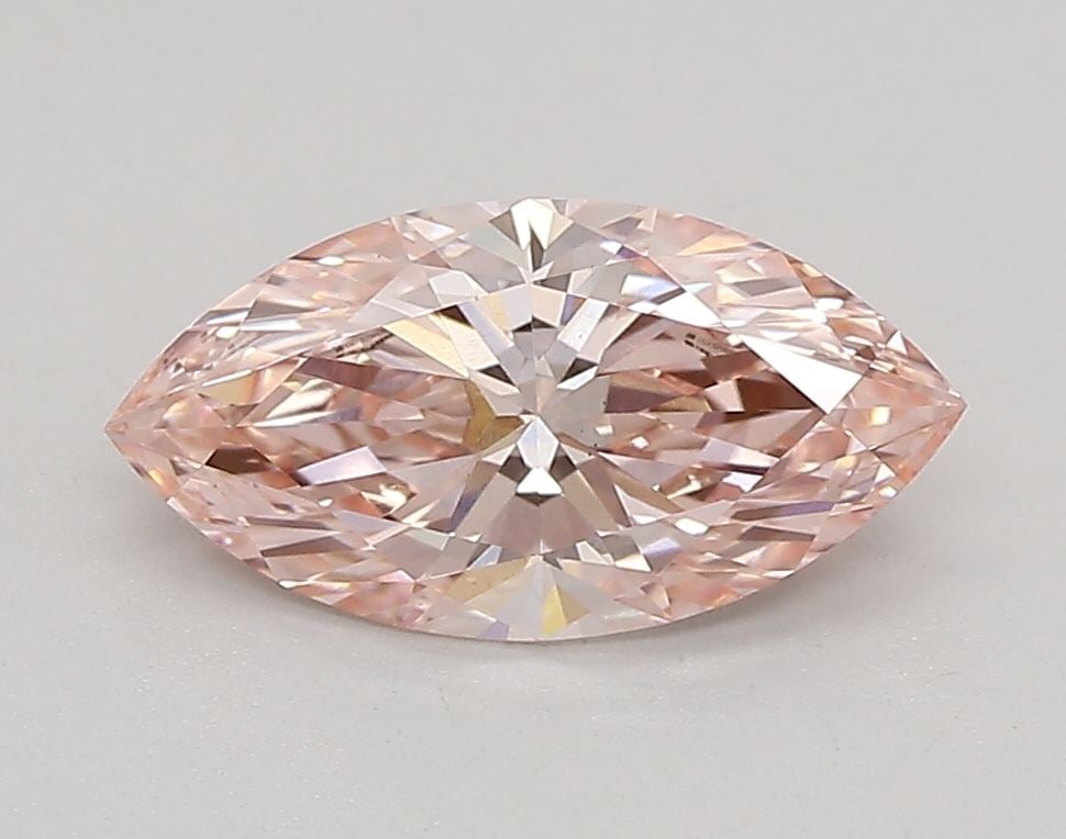 IGI Marquise 0.93ct Fancy Intense Pink VVS2 Loose Lab Diamond: IGI Marquise 0.93ct Fancy Intense Pink VVS2 Loose Lab Diamond Experience the rare beauty of a Fancy Intense Pink diamond, one of the most coveted colors in nature. This exquisite 0.93ct lab-grown gem