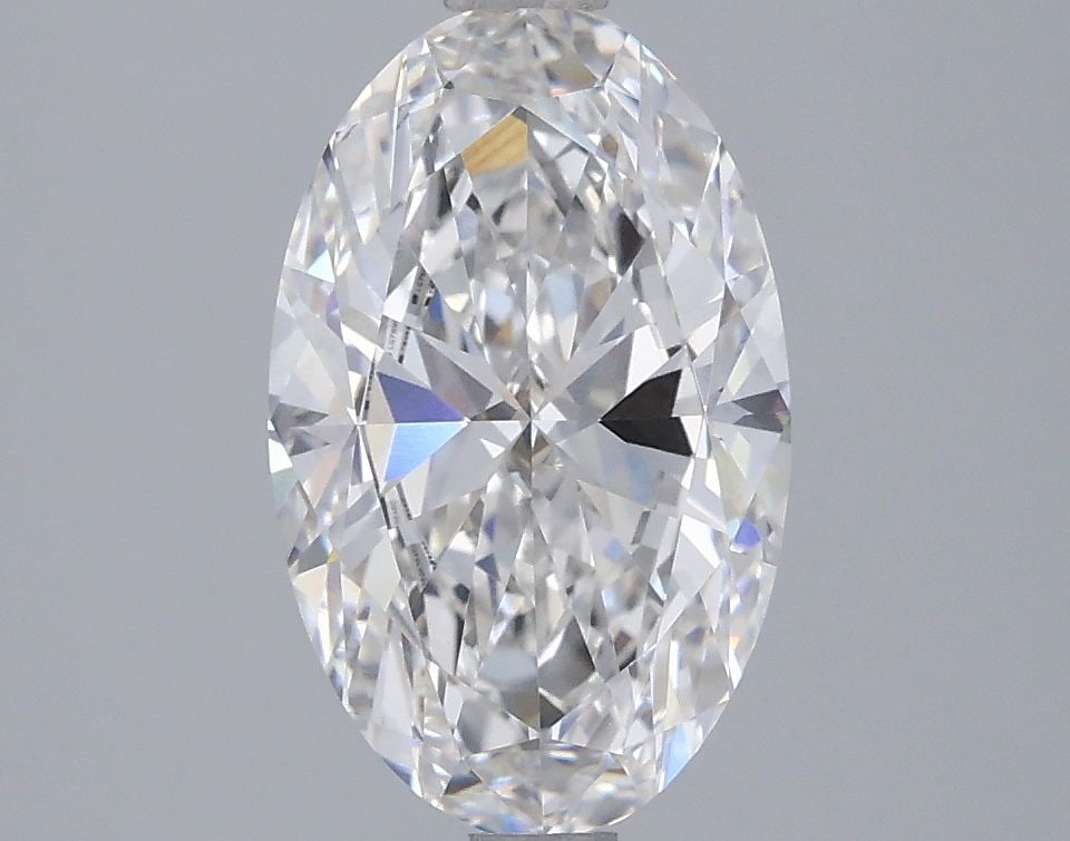 IGI Oval 2.08ct F VVS1 Loose Lab Diamond: IGI Oval 2.08ct F VVS1 Loose Lab Diamond Experience the beauty of a flawless lab-grown diamond, certified by the International Gemological Institute (IGI) as F color, VVS1 clarity, and EX polish and