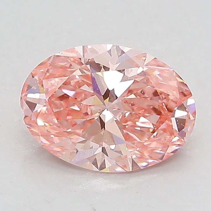 IGI Oval 1.49ct Fancy Vivid Pink VVS2 Loose Lab Diamond: IGI Oval 1.49ct Fancy Vivid Pink VVS2 Loose Lab Diamond A truly unique and stunning addition to any jewelry collection, this 1.49ct Fancy Vivid Pink VVS2 loose lab diamond boasts exceptional clarity,