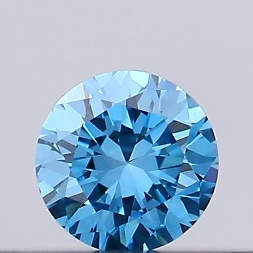 IGI Round 0.12ct Fancy Vivid Blue VVS1 Loose Lab Diamond (1 of 1)