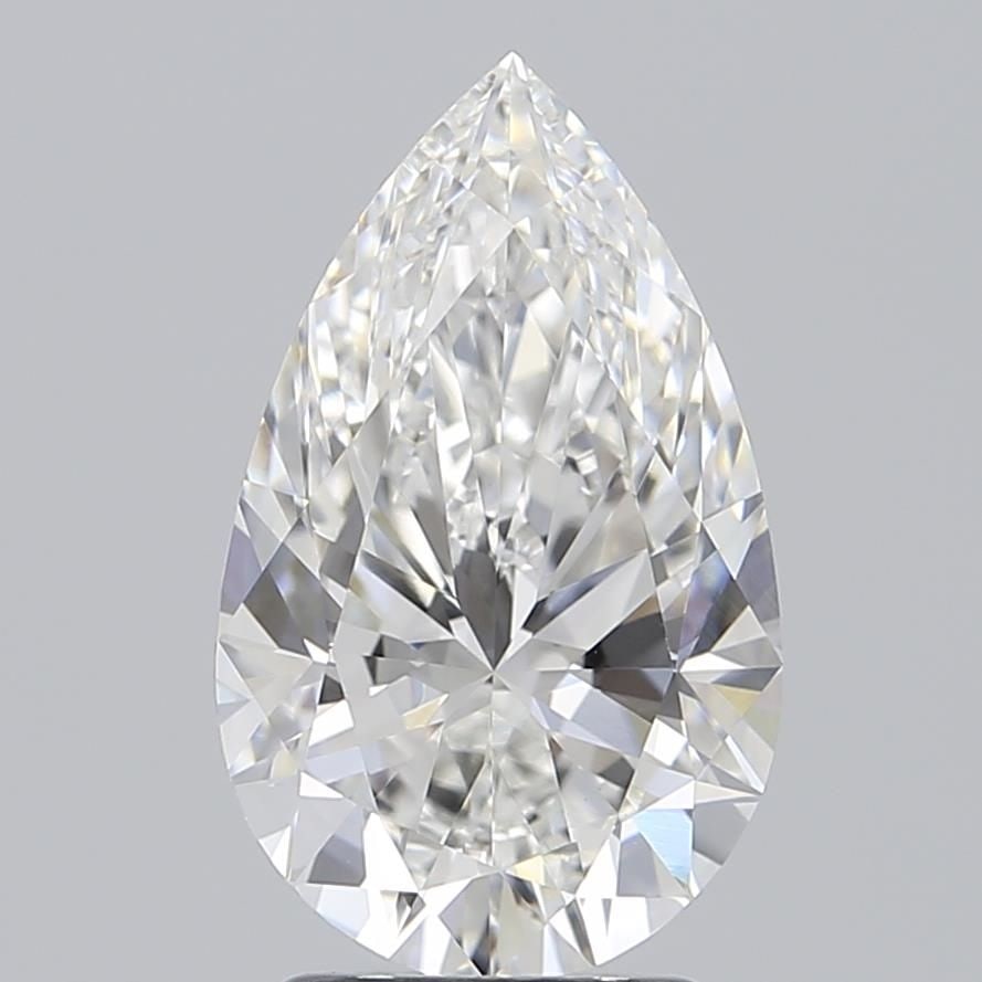 Loose Lab Diamond - IGI Pear 2.59ct E VVS1: Loose Lab Diamond - IGI Pear 2.59ct E VVS1 A rare and exceptional lab-grown diamond, this 2.59ct IGI-certified pear-cut gem boasts an impressive E color grade and VVS1 clarity, making it a true stando