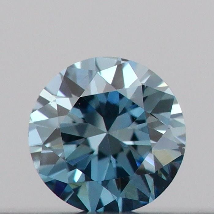 IGI Round 0.09ct Fancy Vivid Blue VVS2 Loose Lab Diamond (1 of 1)