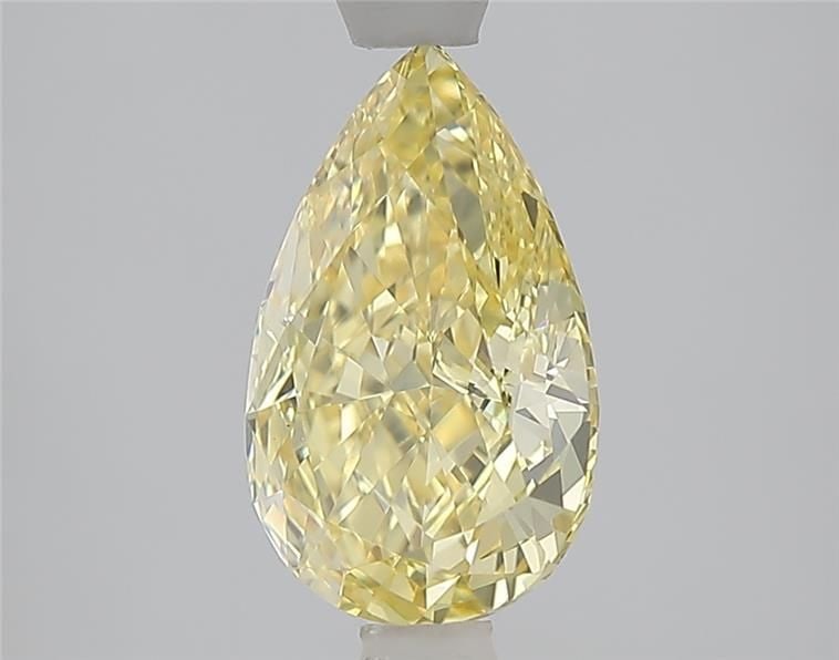 Loose Lab Diamond - IGI Pear 2.07ct Fancy Intense Yellow VVS2: Loose Lab Diamond - IGI Pear 2.07ct Fancy Intense Yellow VVS2 Experience the warmth and brightness of a lab-grown diamond, showcasing its vibrant Fancy Intense Yellow color and exceptional clarity (VV