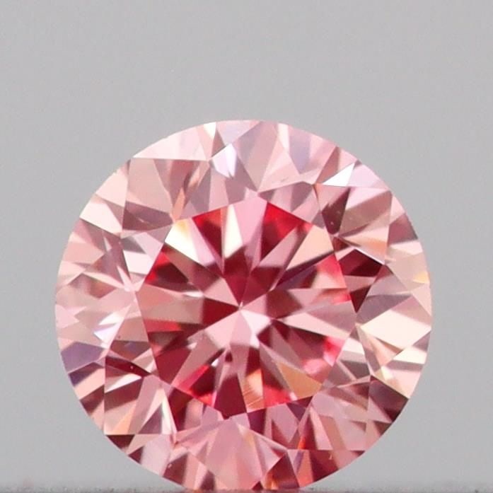 IGI Round 0.12ct Fancy Intense Pink VVS2 Loose Lab Diamond: IGI Round 0.12ct Fancy Intense Pink VVS2 Loose Lab Diamond Experience the unparalleled beauty of a lab-grown Fancy Intense Pink diamond, certified by IGI as VVS2 clarity and boasting an impressive col