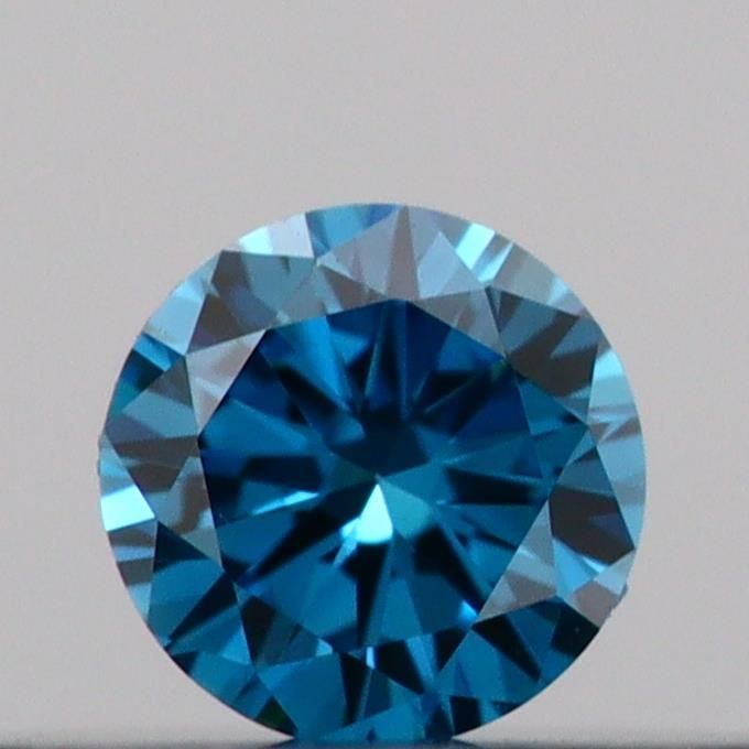 IGI Round 0.12ct Fancy Vivid Blue VVS2 Loose Lab Diamond (1 of 1)