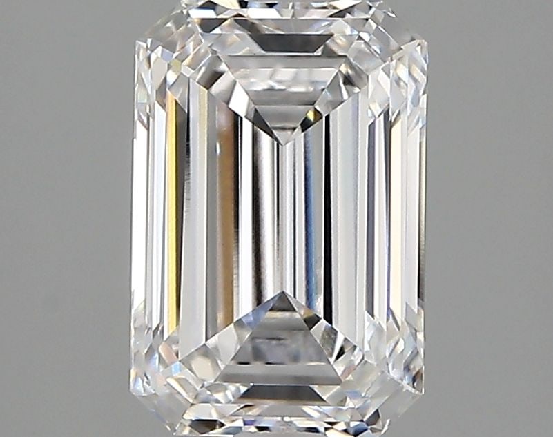 Loose Lab Diamond - GIA Emerald 2.12ct E VVS2: Loose Lab Diamond - GIA Emerald 2.12ct E VVS2 A rare and exceptional gem, this 2.12ct GIA Emerald-cut lab diamond boasts an impressive VVS2 clarity grade and vibrant color, with EX polish and symmetry