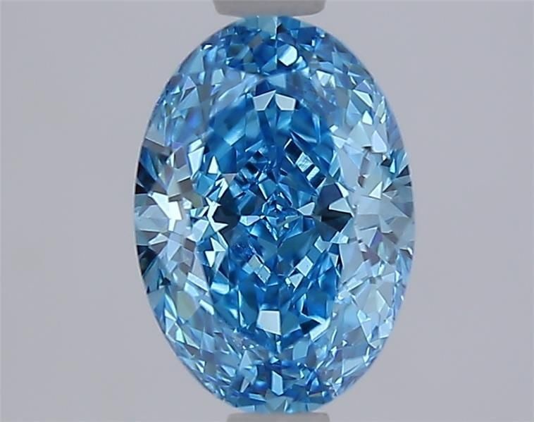 IGI Oval 1.78ct Fancy Vivid Blue VVS2 Loose Lab Diamond (1 of 1)