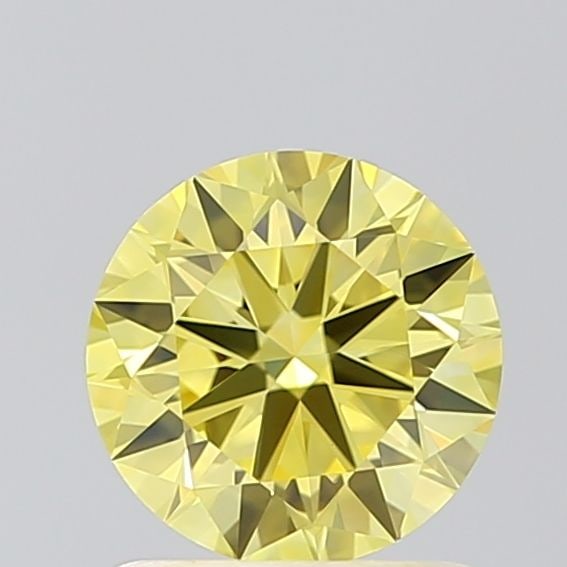 IGI Round 1.0ct Fancy Vivid Yellow VVS2 Loose Lab Diamond: IGI Round 1.0ct Fancy Vivid Yellow VVS2 Loose Lab Diamond Experience the brilliance of a lab-grown diamond, certified by IGI as a Fancy Vivid Yellow VVS2, boasting exceptional cut, color, and clarity.