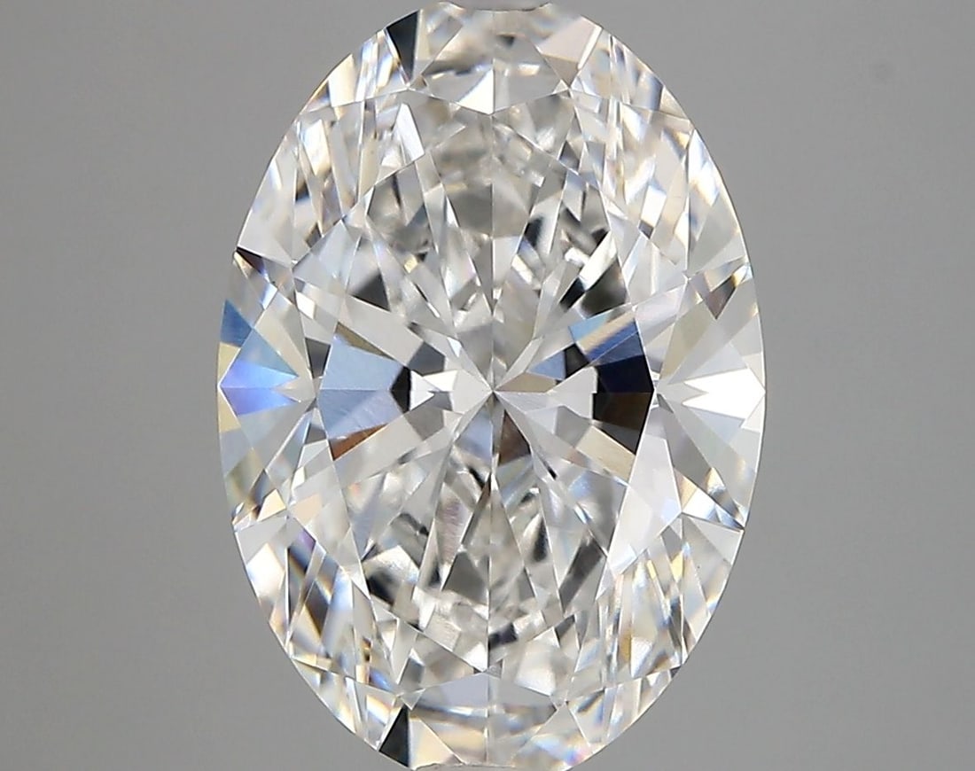 IGI Oval 4.72ct F VVS2 Loose Lab Diamond: IGI Oval 4.72ct F VVS2 Loose Lab Diamond Experience the exceptional quality of this stunning IGI Oval lab-grown diamond, boasting a vibrant F color and flawless VVS2 clarity. With its precise cut and