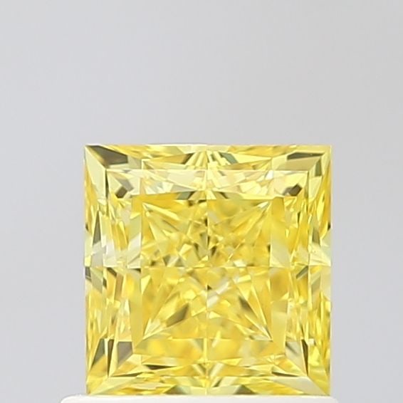 IGI Princess 1.01ct Fancy Vivid Yellow VVS2 Loose Lab Diamond: IGI Princess 1.01ct Fancy Vivid Yellow VVS2 Loose Lab Diamond Experience the radiant beauty of a lab-grown Fancy Vivid Yellow diamond, certified by the International Gemological Institute (IGI) as VVS