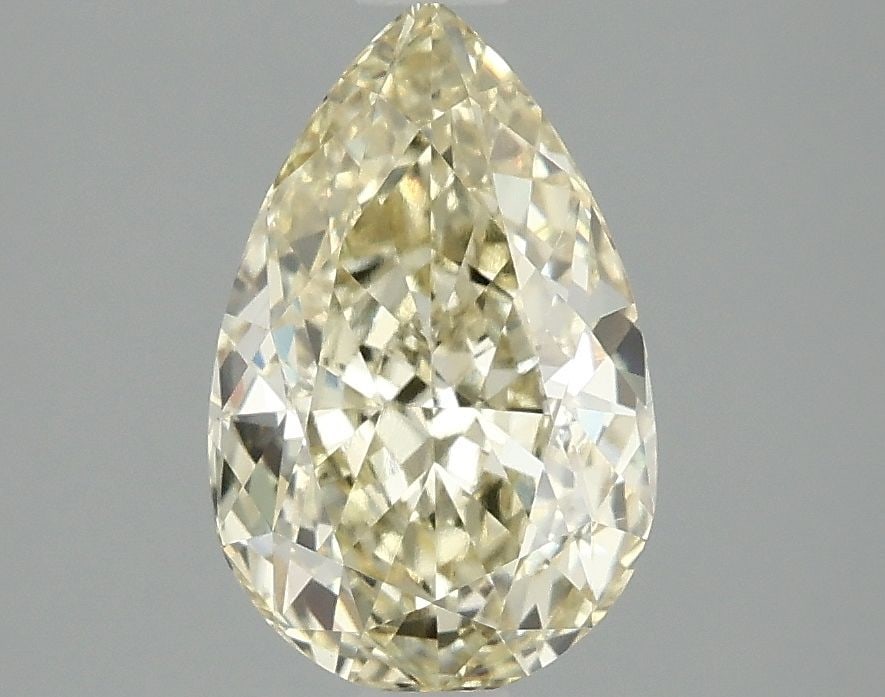 Loose Lab Diamond - IGI Pear 1.98ct Fancy Yellow VVS2: Loose Lab Diamond - IGI Pear 1.98ct Fancy Yellow VVS2 A truly unique and radiant addition to any collection, this 1.98ct Fancy Yellow Lab Diamond boasts an exceptional VVS2 clarity and EX polish, givi