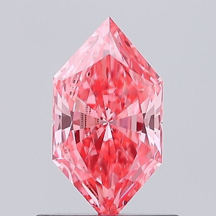 Loose Lab Diamond - IGI Hexagonal 0.62ct Fancy Vivid Pink VVS2 (1 of 1)