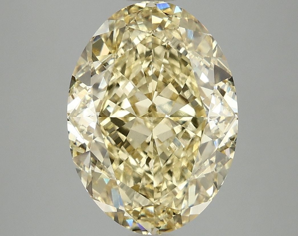 IGI Oval 5.1ct Fancy Intense Yellow VVS2 Loose Lab Diamond (1 of 1)
