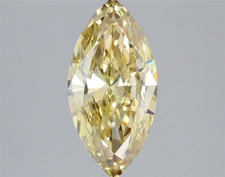 IGI Marquise 1.36ct Fancy Intense Yellow VVS2 Loose Lab Diamond (1 of 1)