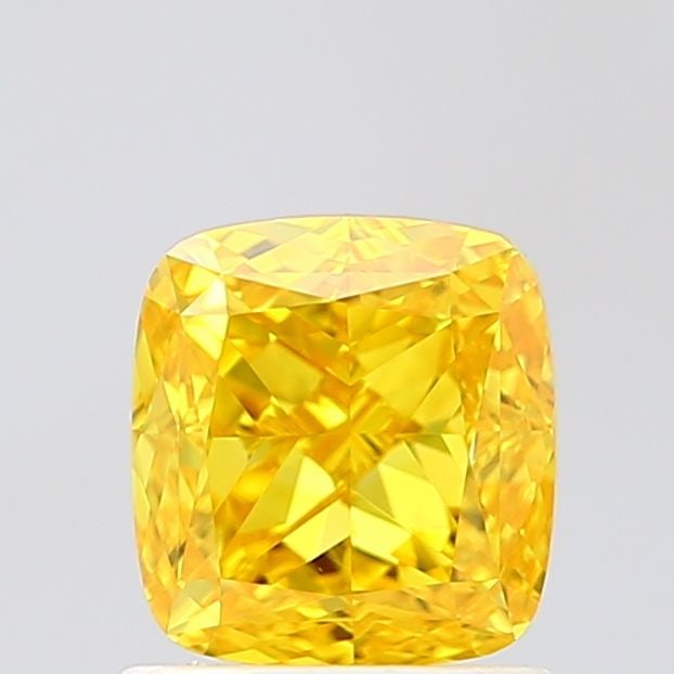 Loose Lab Diamond - IGI Cushion Modified 1.5ct Fancy Vivid Yellow VVS2: Loose Lab Diamond - IGI Cushion Modified 1.5ct Fancy Vivid Yellow VVS2 Experience the brilliance of nature in a lab-grown diamond, certified by the International Gemological Institute (IGI) as Fancy V