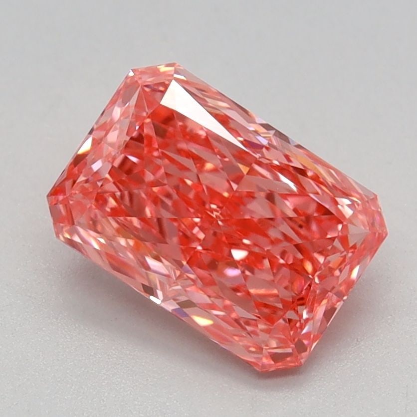 IGI Radiant 1.15ct Fancy Vivid Pink VVS2 Loose Lab Diamond: IGI Radiant 1.15ct Fancy Vivid Pink VVS2 Loose Lab Diamond Experience the rare beauty of a Fancy Vivid Pink diamond, one of the most coveted colors in the world of gemstones. This exquisite 1.15ct lab