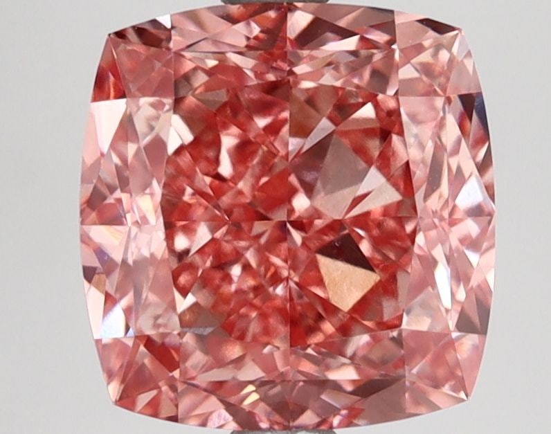 Loose Lab Diamond - IGI Cushion Modified 3.52ct Fancy Vivid Pink VVS2: Loose Lab Diamond - IGI Cushion Modified 3.52ct Fancy Vivid Pink VVS2 A true gem for the modern collector, this 3.52ct Fancy Vivid Pink lab diamond boasts an exceptional VVS2 clarity and EX polish, gi