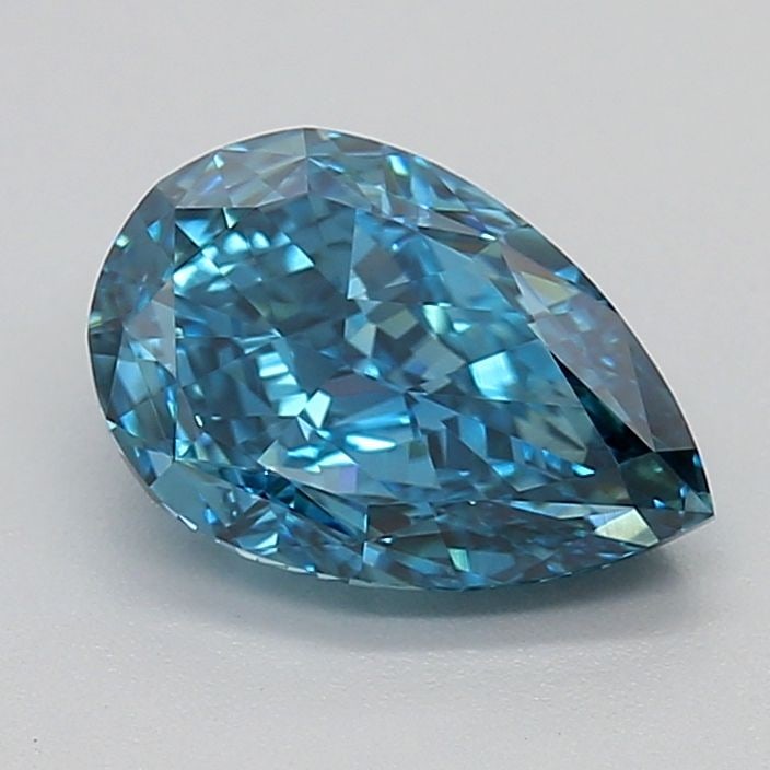 Loose Lab Diamond - IGI Pear 1.26ct Fancy Vivid Blue VVS2: Loose Lab Diamond - IGI Pear 1.26ct Fancy Vivid Blue VVS2 Experience the rare beauty of a lab-grown Fancy Vivid Blue diamond, certified by IGI and boasting exceptional clarity (VVS2) and polish (EX). 