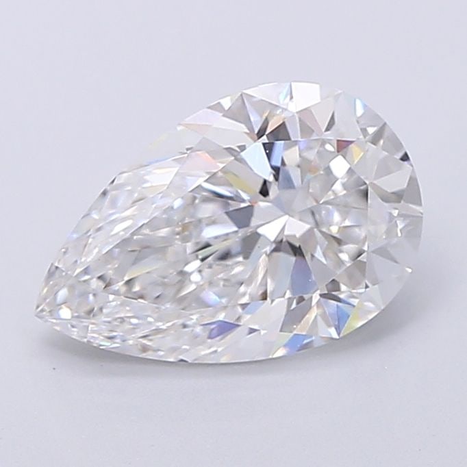 Loose Lab Diamond - IGI Pear 1.59ct D VVS2: Loose Lab Diamond - IGI Pear 1.59ct D VVS2 A rare and exceptional lab-grown diamond, this 1.59ct pear-shaped gem boasts an impressive D color, VVS2 clarity, and EX polish and symmetry. Certified by th
