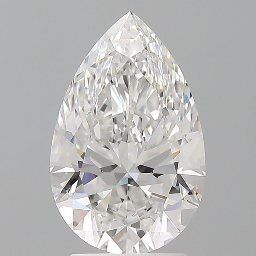 Loose Lab Diamond - IGI Pear 2.6ct E VVS2: Loose Lab Diamond - IGI Pear 2.6ct E VVS2 A rare and exceptional lab-grown diamond, this 2.6ct IGI-certified pear-shaped gem boasts an impressive E color grade and VVS2 clarity, giving it unparalleled
