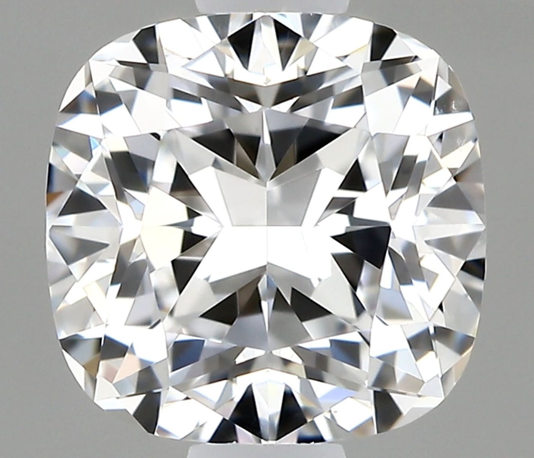 Loose Lab Diamond - IGI Cushion Modified 1.08ct D VVS2: Loose Lab Diamond - IGI Cushion Modified 1.08ct D VVS2 A rare and exceptional gem, this 1.08ct lab-grown diamond boasts an impressive D color grade and VVS2 clarity, making it virtually flawless.