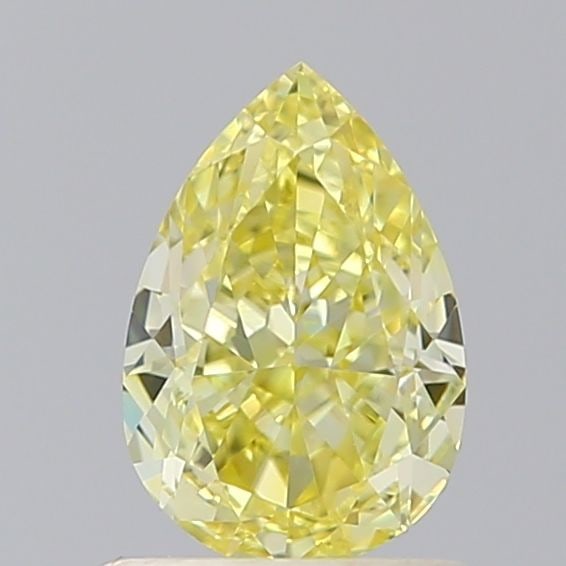 Loose Lab Diamond - IGI Pear 1.01ct Fancy Vivid Yellow VVS2: Loose Lab Diamond - IGI Pear 1.01ct Fancy Vivid Yellow VVS2 Experience the brilliance of nature's own sunshine with this exquisite 1.01ct Fancy Vivid Yellow Lab Diamond, certified by the International