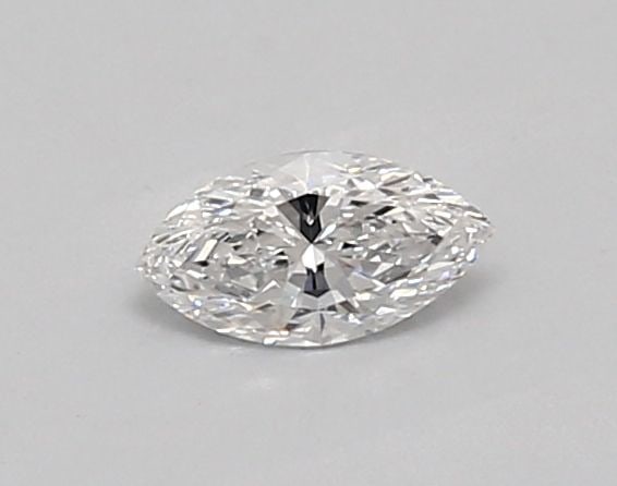 IGI Marquise 0.34ct D VVS2 Diamond: IGI Marquise 0.34ct D VVS2 Diamond Experience the brilliance of a lab-grown diamond, certified by IGI as D color and VVS2 clarity, with exceptional polish and symmetry. This stunning 0.34ct marquise c