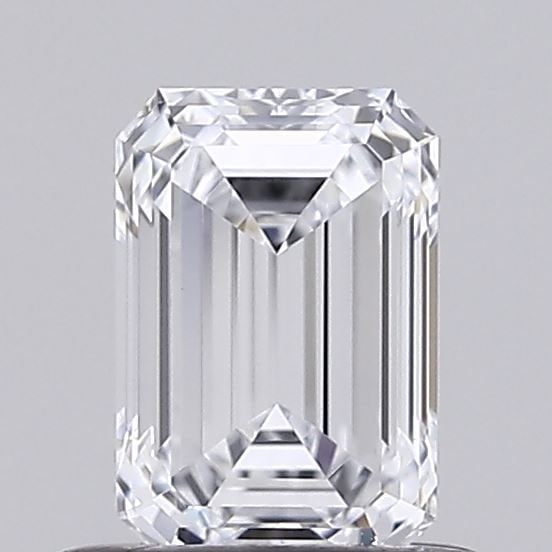Loose Lab Diamond - IGI Emerald 0.59ct D VVS1: Loose Lab Diamond - IGI Emerald 0.59ct D VVS1 A rare and exceptional lab-grown diamond, certified by the International Gemological Institute (IGI), boasts an impressive 0.59 carat size with a color gr