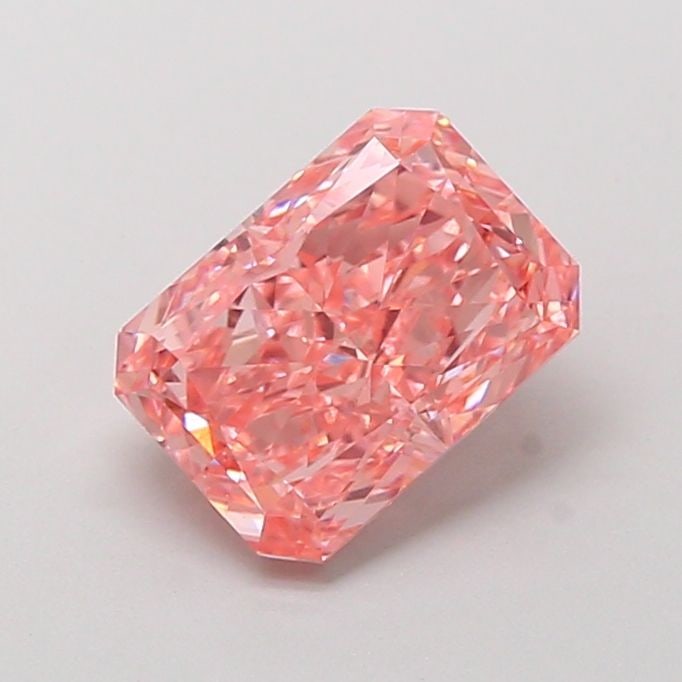 IGI Radiant 2.01ct Fancy Vivid Pink VVS2 Loose Lab Diamond: IGI Radiant 2.01ct Fancy Vivid Pink VVS2 Loose Lab Diamond A true gem for the modern collector, this 2.01ct Fancy Vivid Pink VVS2 loose lab diamond boasts exceptional clarity and color, with an EX