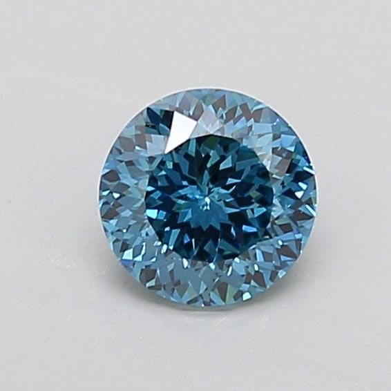 IGI Round 1.1ct Fancy Vivid Blue VVS2 Loose Lab Diamond: IGI Round 1.1ct Fancy Vivid Blue VVS2 Loose Lab Diamond Experience the breathtaking beauty of a lab-grown Fancy Vivid Blue diamond, certified by the International Gemological Institute (IGI). This