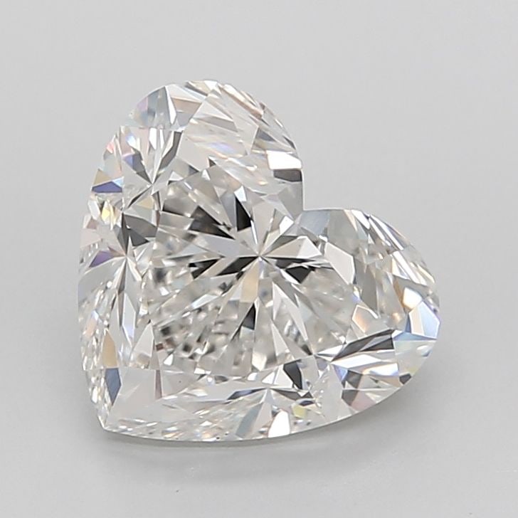 IGI Heart 5.02ct F VVS2 Loose Lab Diamond: IGI Heart 5.02ct F VVS2 Loose Lab Diamond Experience the brilliance of a lab-grown diamond, certified by IGI and boasting exceptional clarity with a VVS2 grade, making it nearly flawless. This stunnin