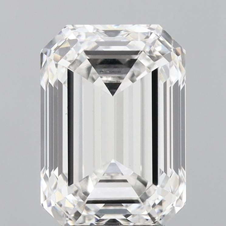 Loose Lab Diamond - IGI Emerald 3.52ct E VVS2: Loose Lab Diamond - IGI Emerald 3.52ct E VVS2 A stunning lab-grown emerald diamond, certified by the International Gemological Institute (IGI), boasts exceptional clarity and color. Weighing 3.52