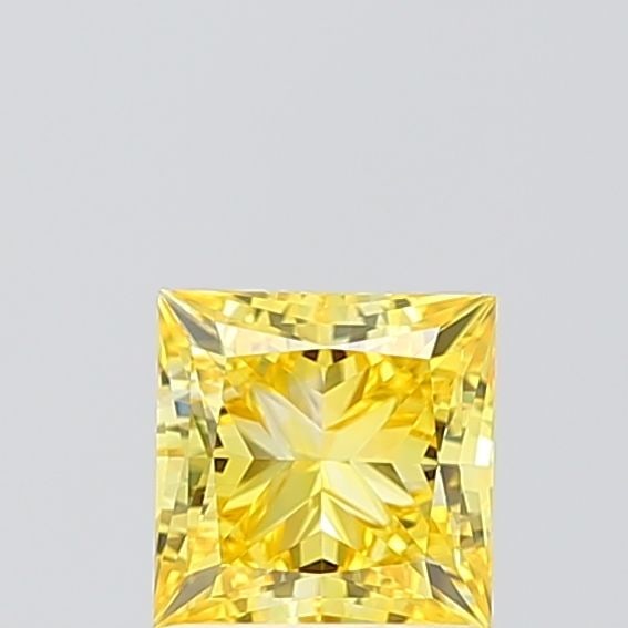 IGI Princess 1.03ct Fancy Vivid Yellow VVS1 Loose Lab Diamond: IGI Princess 1.03ct Fancy Vivid Yellow VVS1 Loose Lab Diamond Experience the brilliance of nature in a lab-grown wonder, the IGI Princess 1.03ct Fancy Vivid Yellow VVS1 Loose Lab Diamond. With its