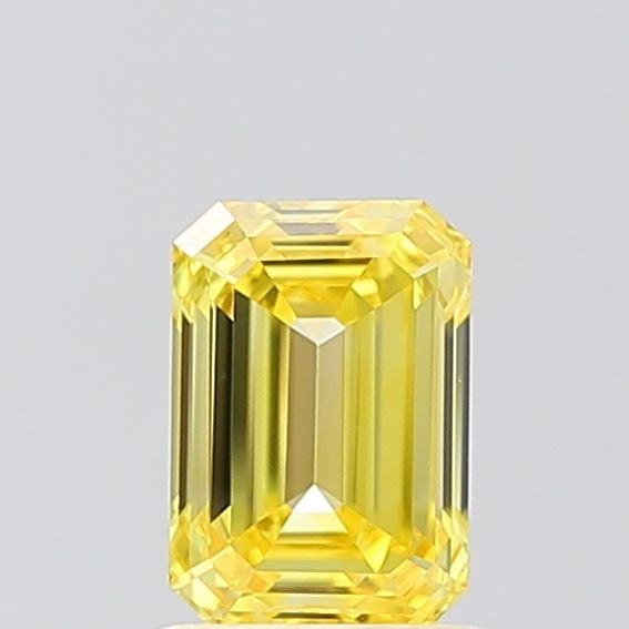 Loose Lab Diamond - IGI Emerald 1.07ct Fancy Vivid Yellow VVS2: Loose Lab Diamond - IGI Emerald 1.07ct Fancy Vivid Yellow VVS2 Experience the brilliance of nature's own sunshine with this stunning 1.07ct Fancy Vivid Yellow lab diamond, certified by the Internation
