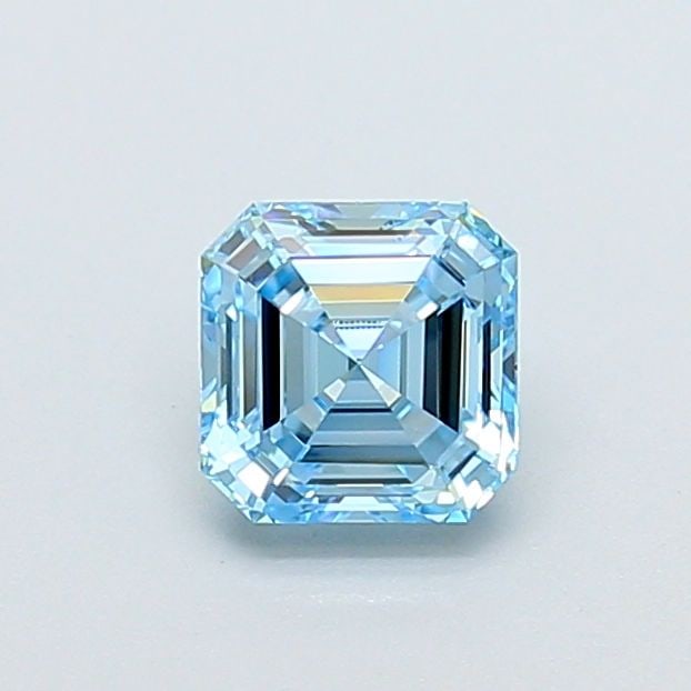 IGI Asscher 1.03ct Fancy Vivid Blue VVS2 Loose Lab Diamond: IGI Asscher 1.03ct Fancy Vivid Blue VVS2 Loose Lab Diamond Experience the rare beauty of a Fancy Vivid Blue diamond, one of the most elusive and coveted colors in nature. This exquisite 1.03ct IGI-cer