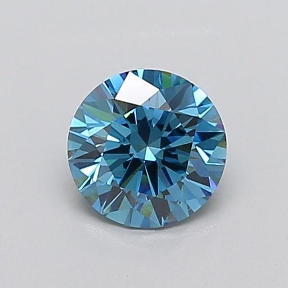 IGI Round 1.12ct Fancy Vivid Blue VVS2 Ideal Loose Lab Diamond: IGI Round 1.12ct Fancy Vivid Blue VVS2 Ideal Loose Lab Diamond Experience the rare beauty of a Fancy Vivid Blue diamond, one of the most striking and coveted colors in nature. This 1.12ct IGI-certifie