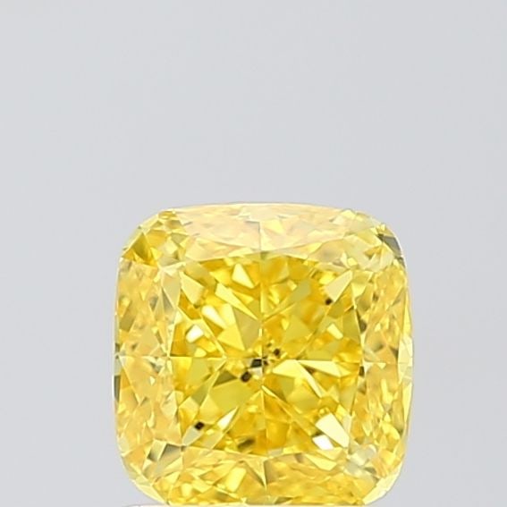Loose Lab Diamond - IGI Cushion Modified 1.14ct Fancy Vivid Yellow VVS2: Loose Lab Diamond - IGI Cushion Modified 1.14ct Fancy Vivid Yellow VVS2 Experience the brilliance of a lab-grown diamond, certified by the International Gemological Institute (IGI) as a Fancy Vivid Ye